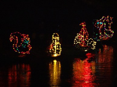 Ni la lluvia detuvo el Corso Fluvial en Río Bueno